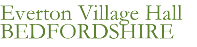 Everton Village Hall
BEDFORDSHIRE 

